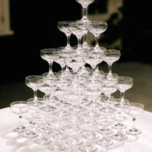 Champagne tower